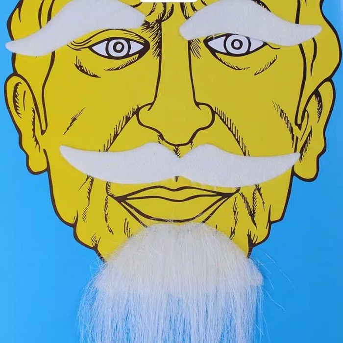 Mainan Kumis Jenggot Tempel Palsu