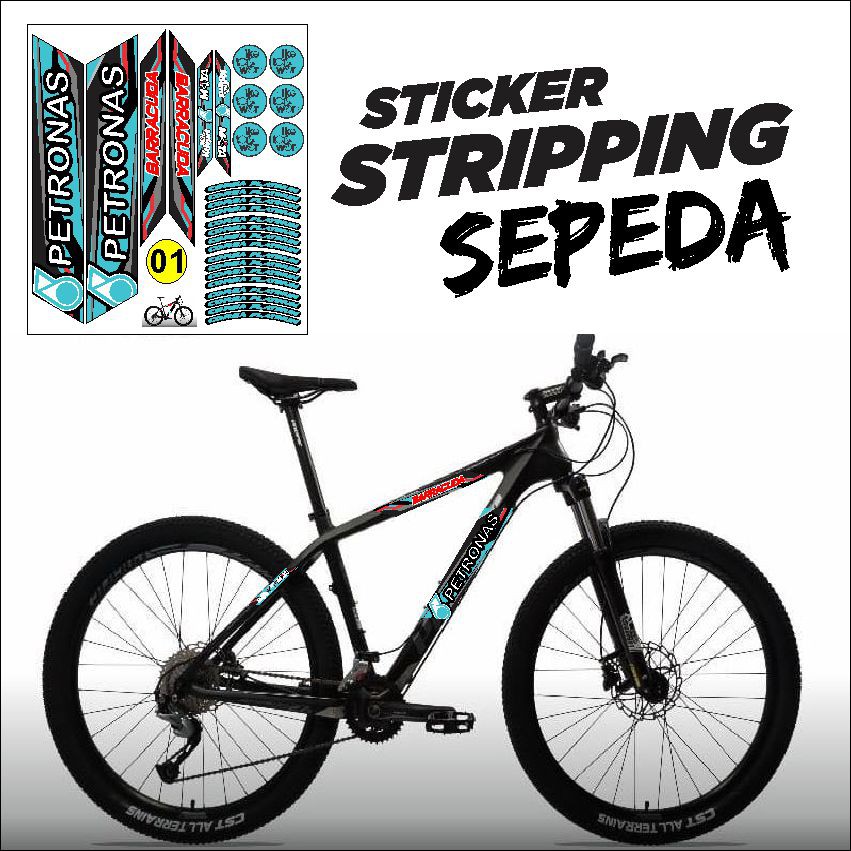 Stiker striping Sepeda MTB Universal Variasi Sepeda semua ready