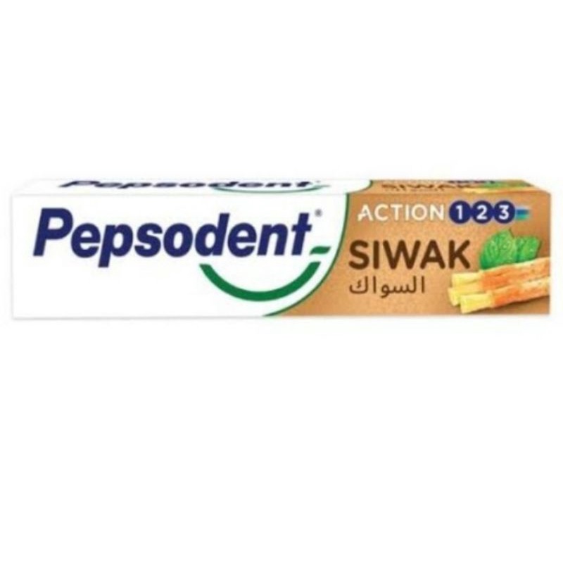 Pepsodent Action123 CHARCOAL whitening SIWAK Pencegah Gigi Berlubang 25g