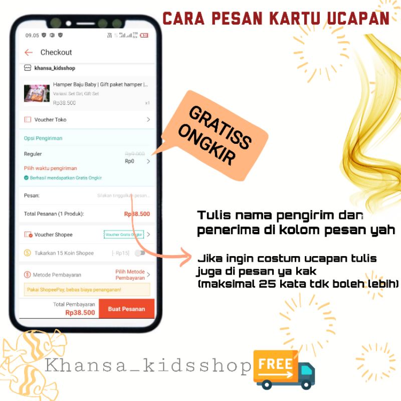Hamper Bayi Newborn / Kado Bayi / Gift Set Baby cewek cowok / Kado jenguk bayi-5