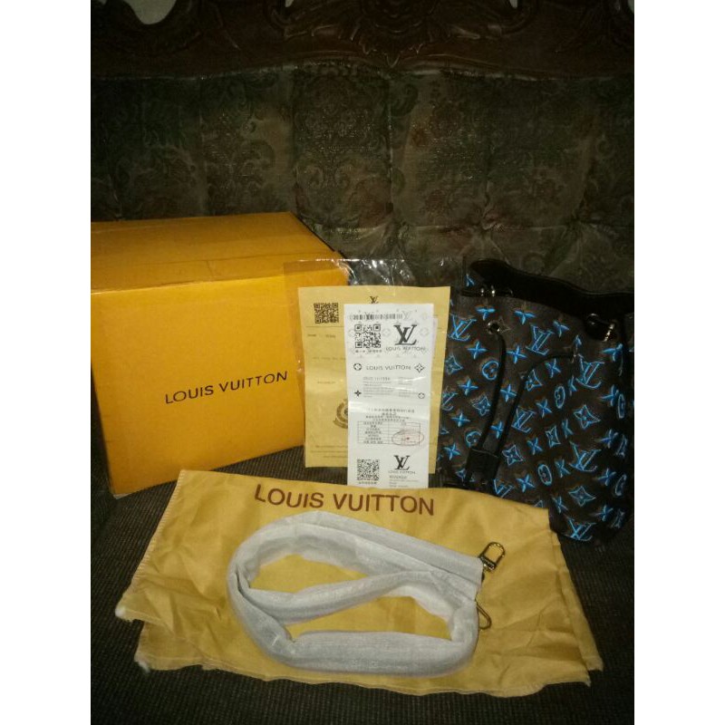 Tas LV Serut Kulit Matang New