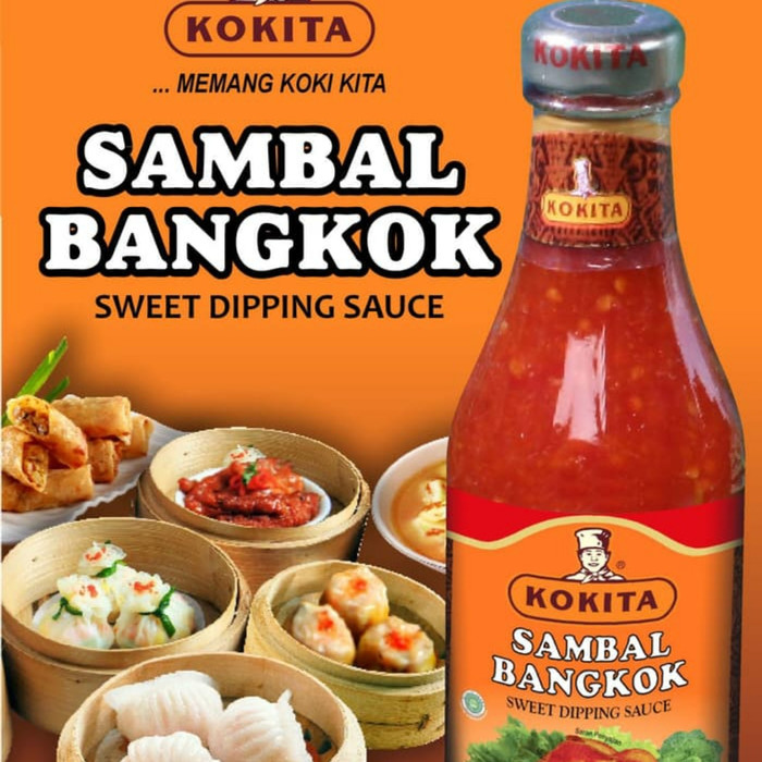 

Ready- Kokita Sambal Bangkok Sweet Dipping Sauce Dimsum 1Kg Pouch Murah Best