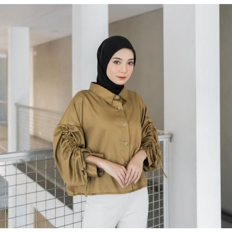 Hani crop TOP oversize Atasan wanita terbaru termurah premium toyobo deluxe