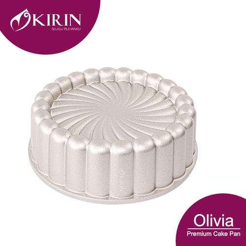 KIRIN Cetakan Loyang Kue Anti Lengket Stainless Olivia Pan