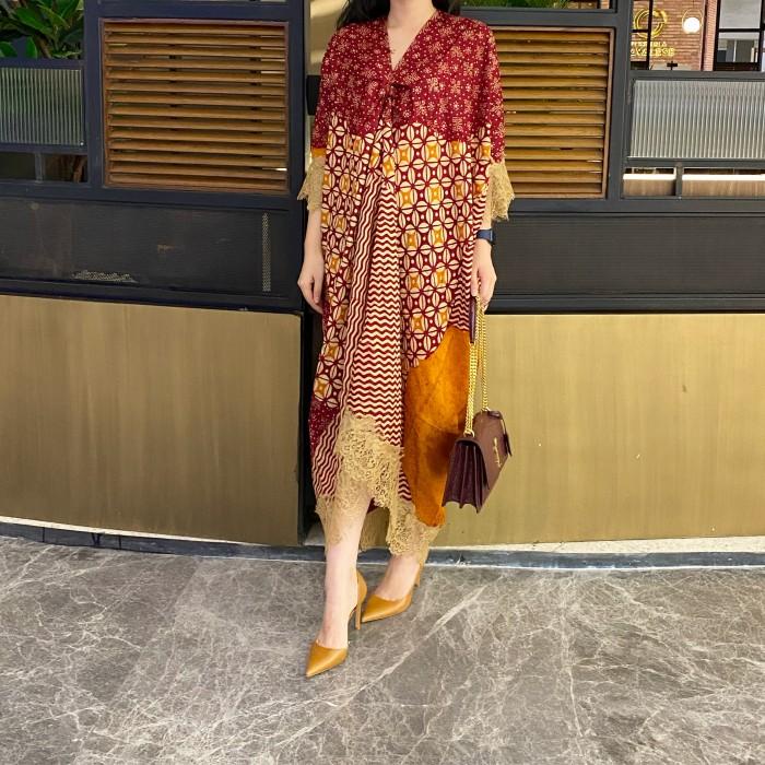 Kaftan lace viscose/kaftan viscose