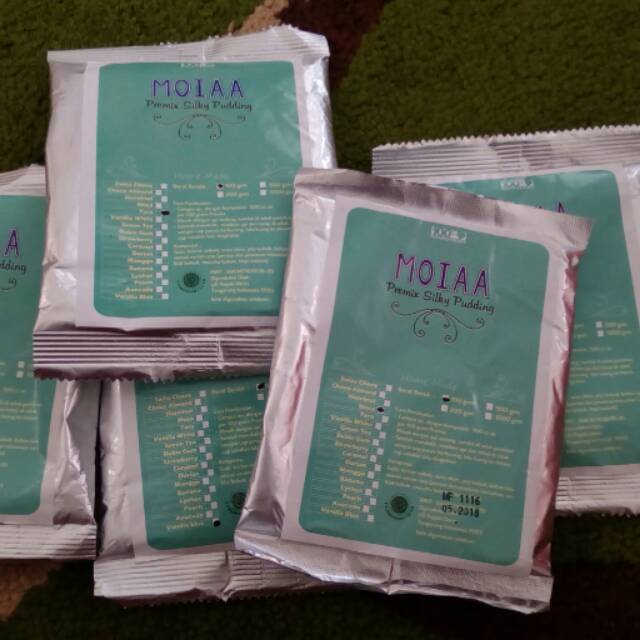 

READY SEMUA RASA / MOIAA SILKY PUDING 200gram / Puding Sutra / bubuk Puding Sutra