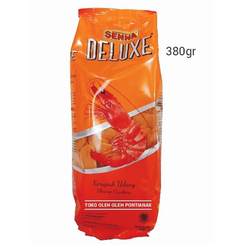 

KERUPUK UDANG SENNA DELUXE 380gr KUALITAS PREMIUM / Shrimp Cracker Titani Food Halal