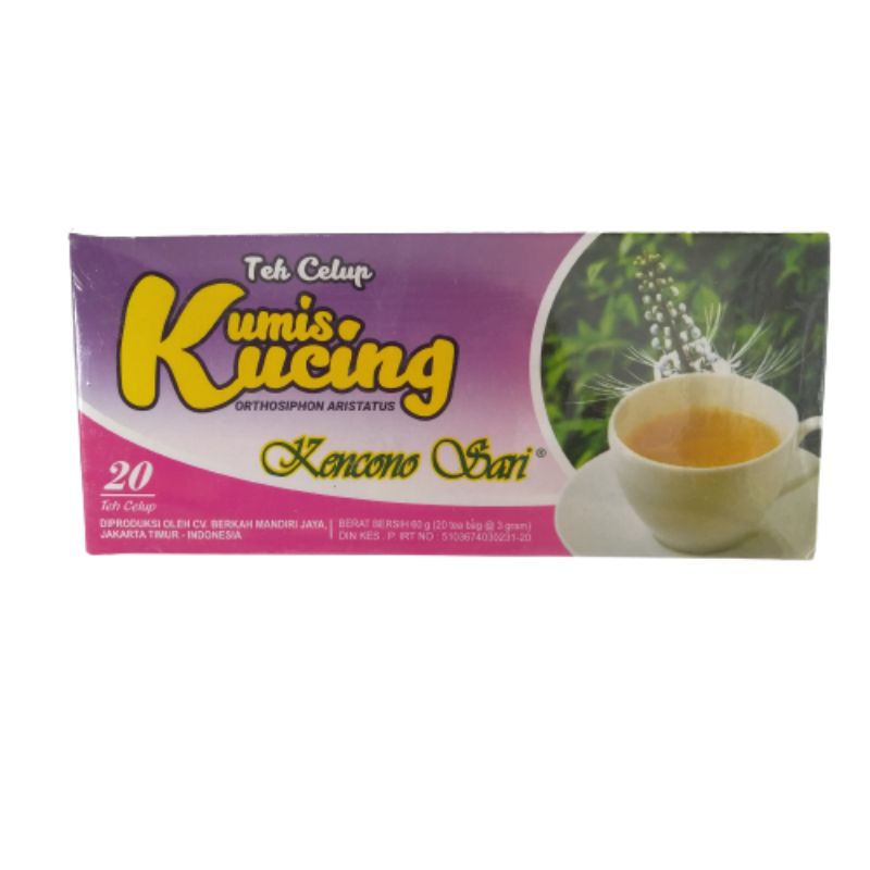 

Teh Celup Kumis Kucing Kencono Sari 20 tea bag