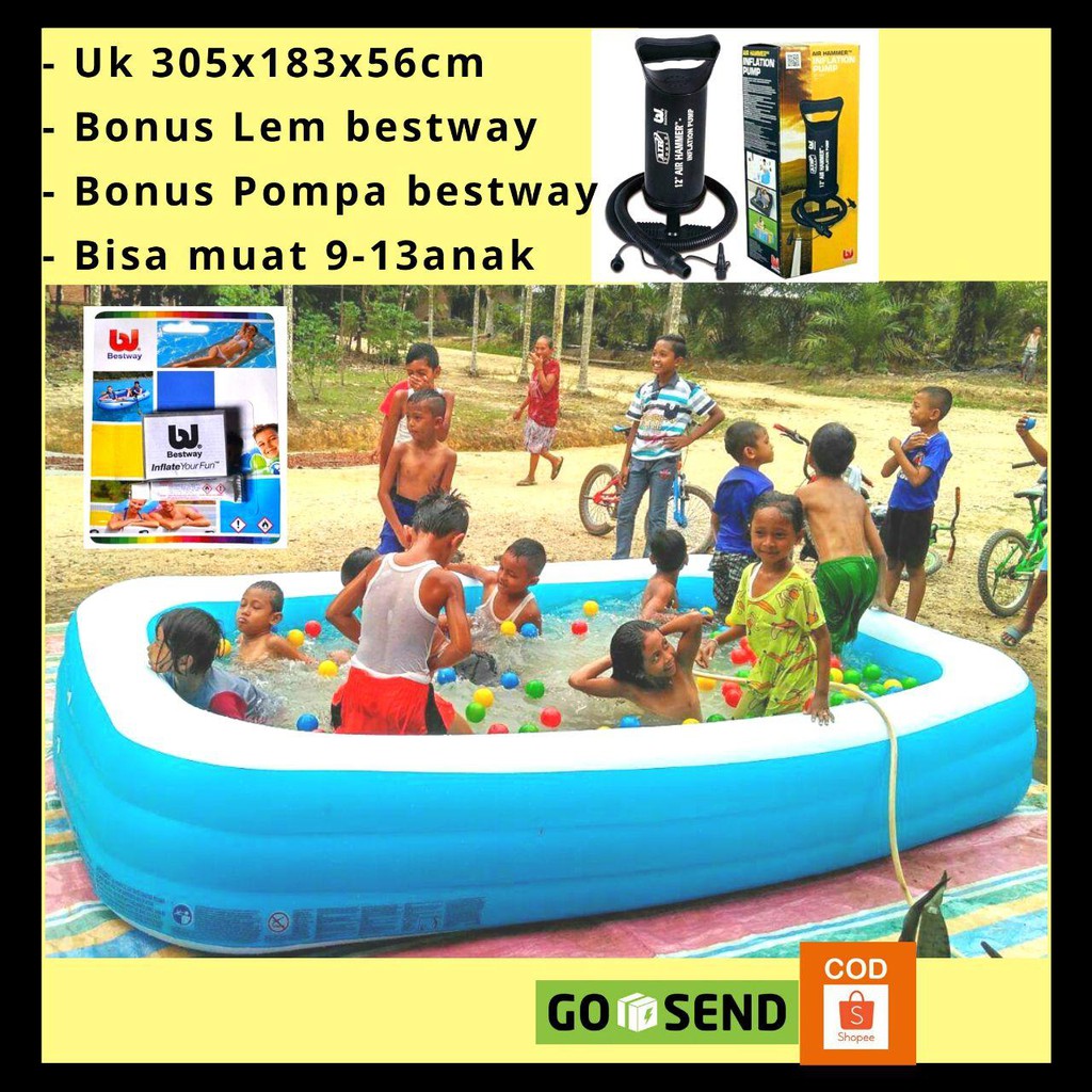 Kolam Renang Anak Bayi Bestway Jumbo Kolam Mandi Bola