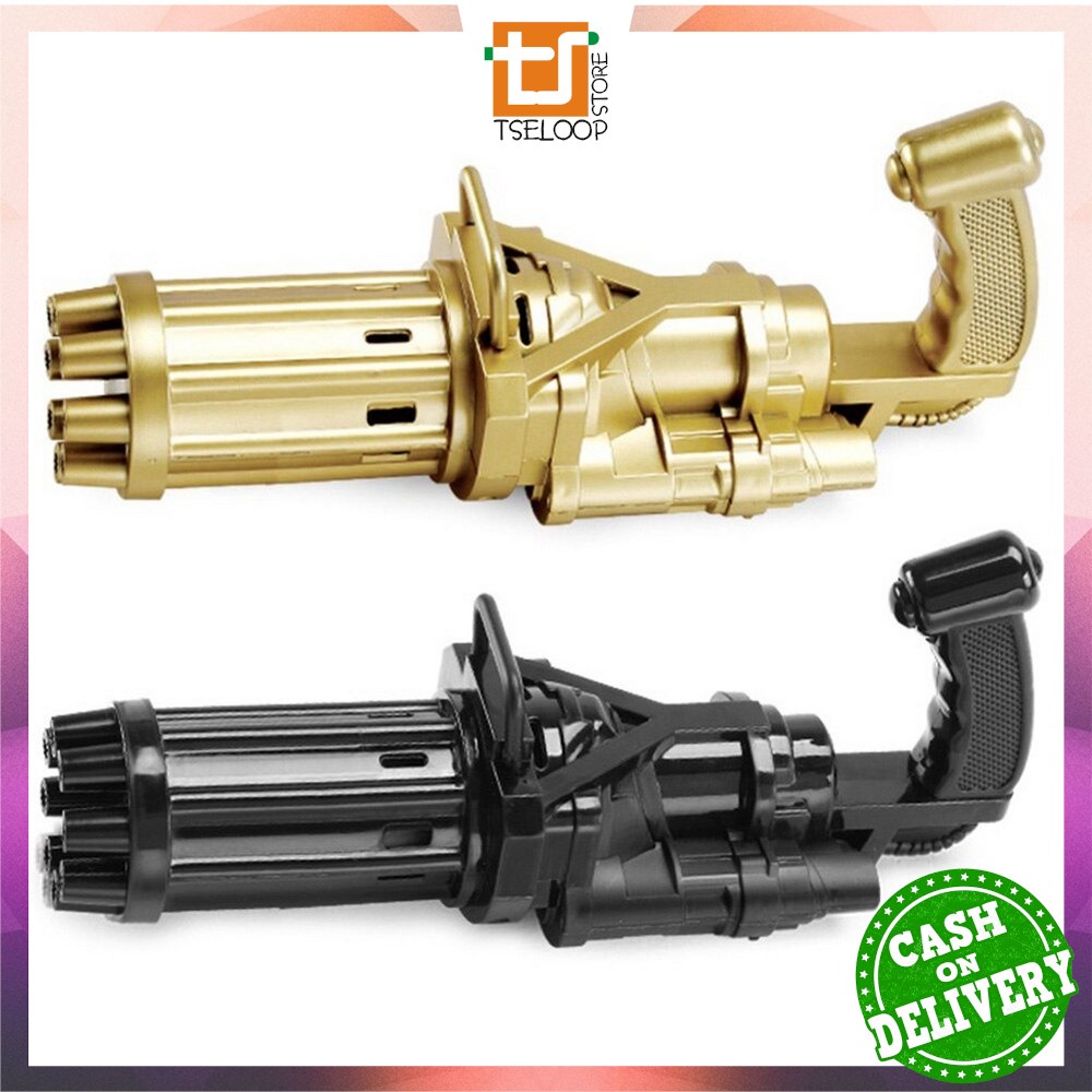 OFM-M197 Mainan Bubble Gun Pistol Gelembung Sabun Anak Buble Gun Elektrik Machine Gun Bubble Busa-8