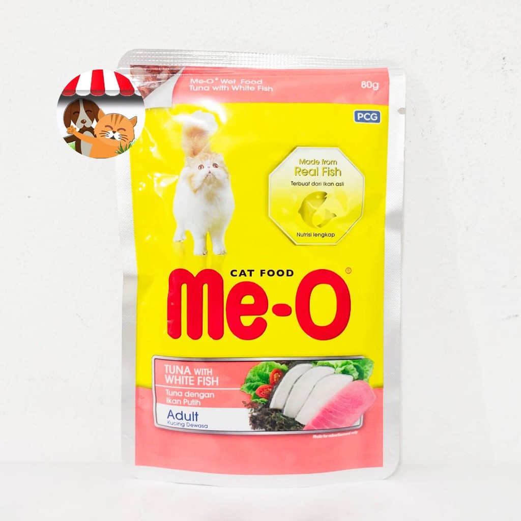Makanan Kucing Meo Pouch Wetfood 80gr - Me-o Sachet Adult 80 gr All Variant