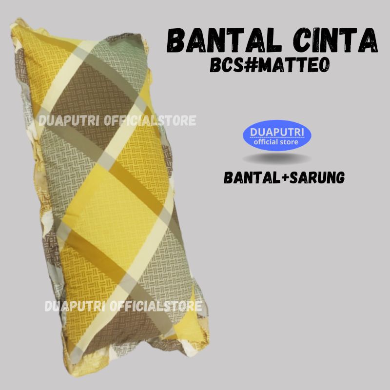 Bantal Cinta / Bantal cinta 50×100 / Bantal plus sarung New motip