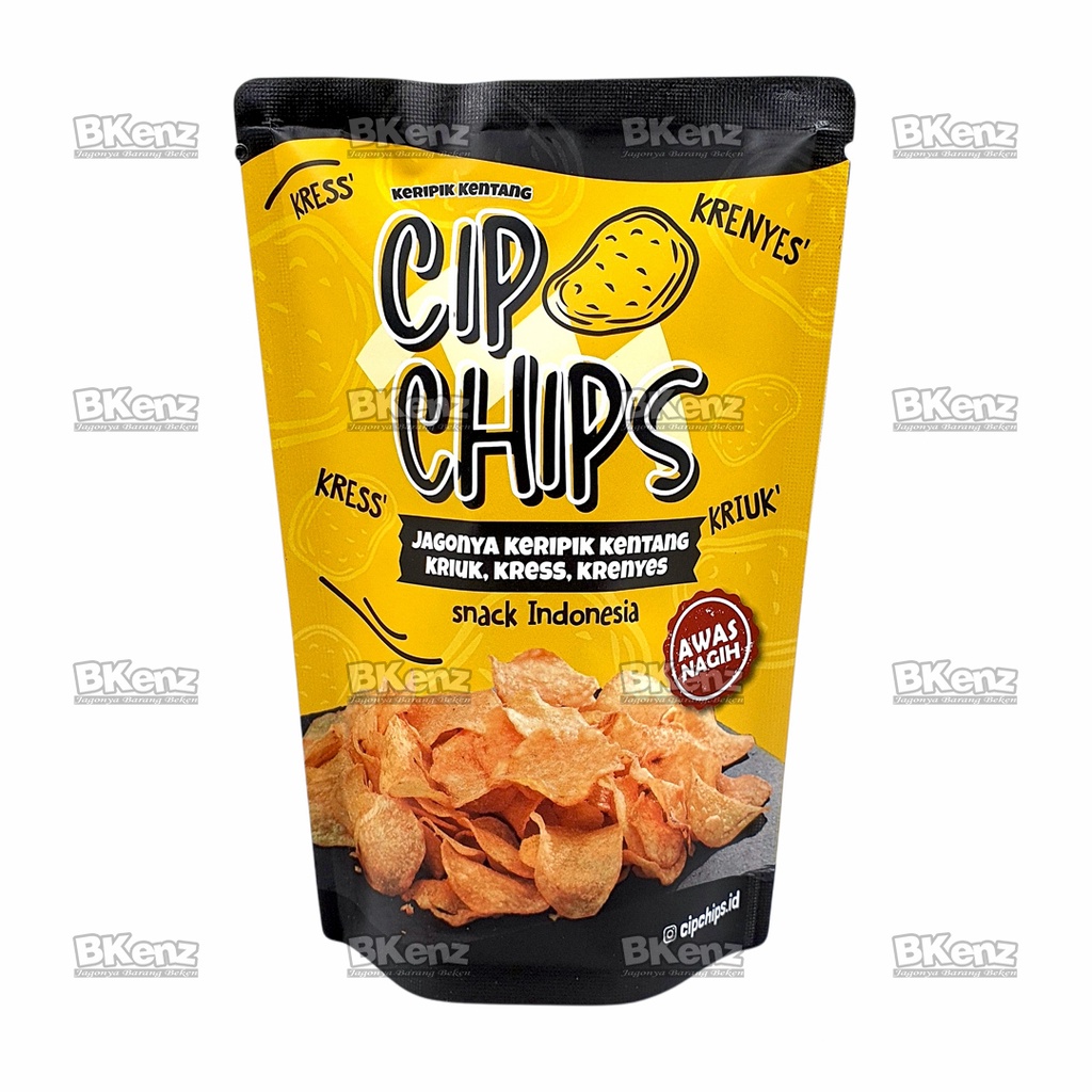 CipChips Keripik Kentang Potato Chips Rasa Truffle, Salted Egg, BBQ, Sour Cream, Cheese dll