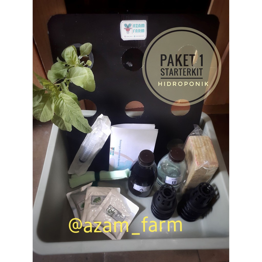 

Starterkit Hidroponik Paket 1
