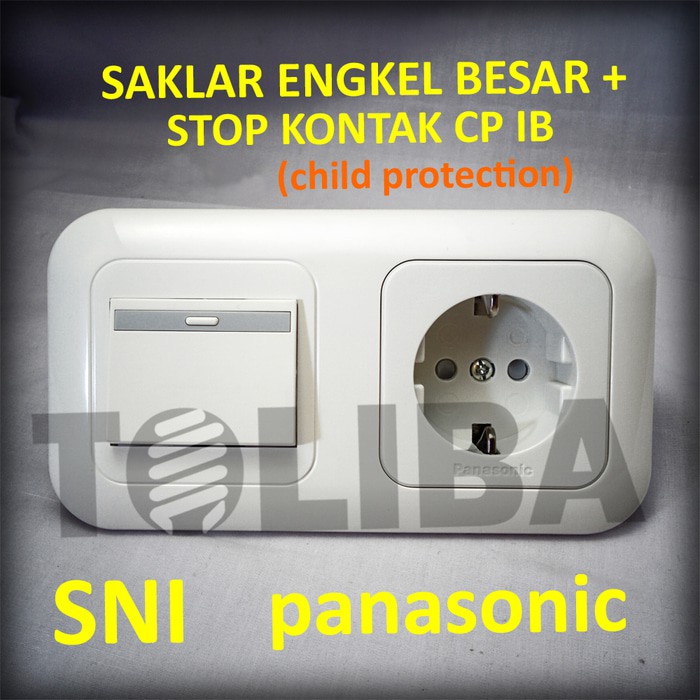 saklar engkel besar + stop kontak stopkontak cp inbow ib panasonic SNI