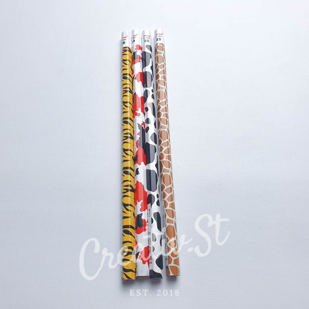 

JOYKO Pensil Motif Hewan 2B Pencil P101 Animal Kingdom P 101
