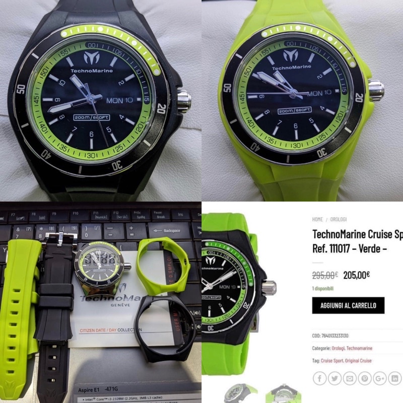 Jam Tangan Original Citizen Techomarine Cruise Diver 200m