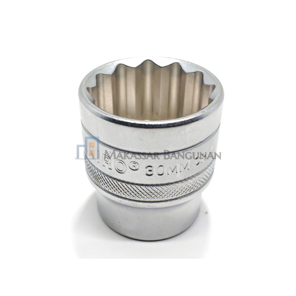 TEKIRO Mata Sock 1/2" 6 PT 30 mm / Mata Kunci Sok / Kunci Sok