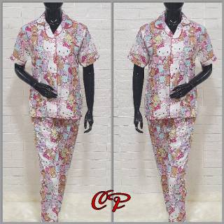 DTREE baju tidur piyama cp karakter katun eropa Shopee DTREE baju tidur piyama cp karakter katun eropa Shopee