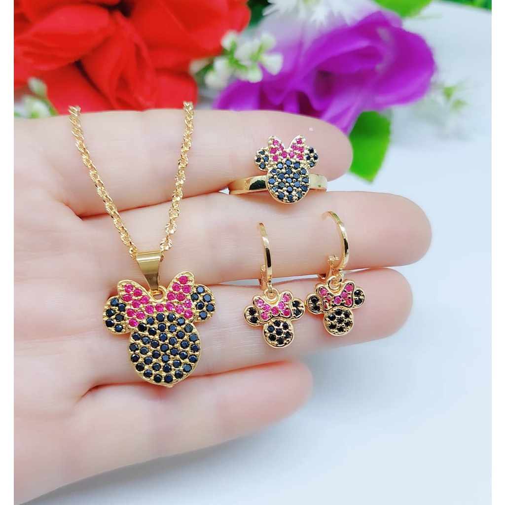 Set perhiasan xuping kalung ,cincin dan anting A26.27