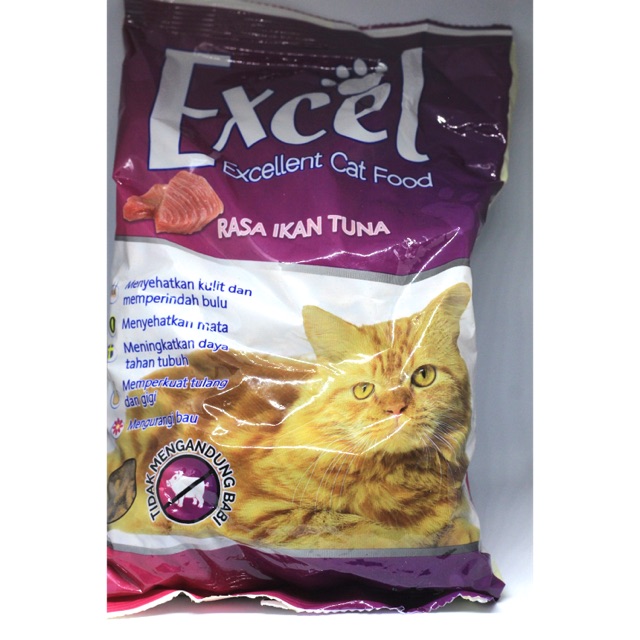 Excel pakan kucing