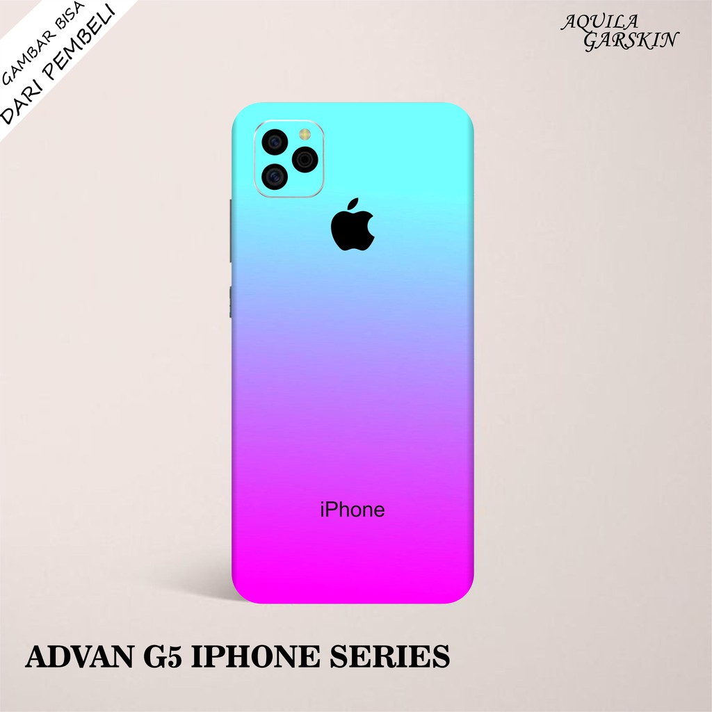 Garskin Skin Hp Advan G5 Motif Iphone Series Free Custom Shopee Indonesia