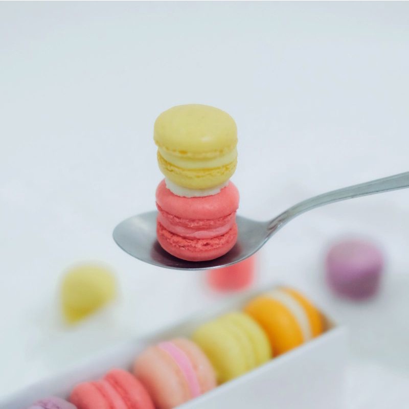 MACARON MINI 1 BOX ISI 5 (Sangat Kecil 2cm)