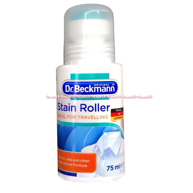 Dr Beckmann Stain Roller Traveling 75ml Pembersih Penghilang Noda Baju Pakaian Saat Bepergian Travel Mudah Dibawa Bentuk Roll on Dr Beckman