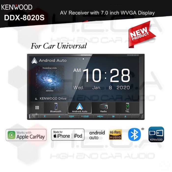 Kenwood DDX-8020S Head Unit Double Din Tape Audio DDX8020S Universal