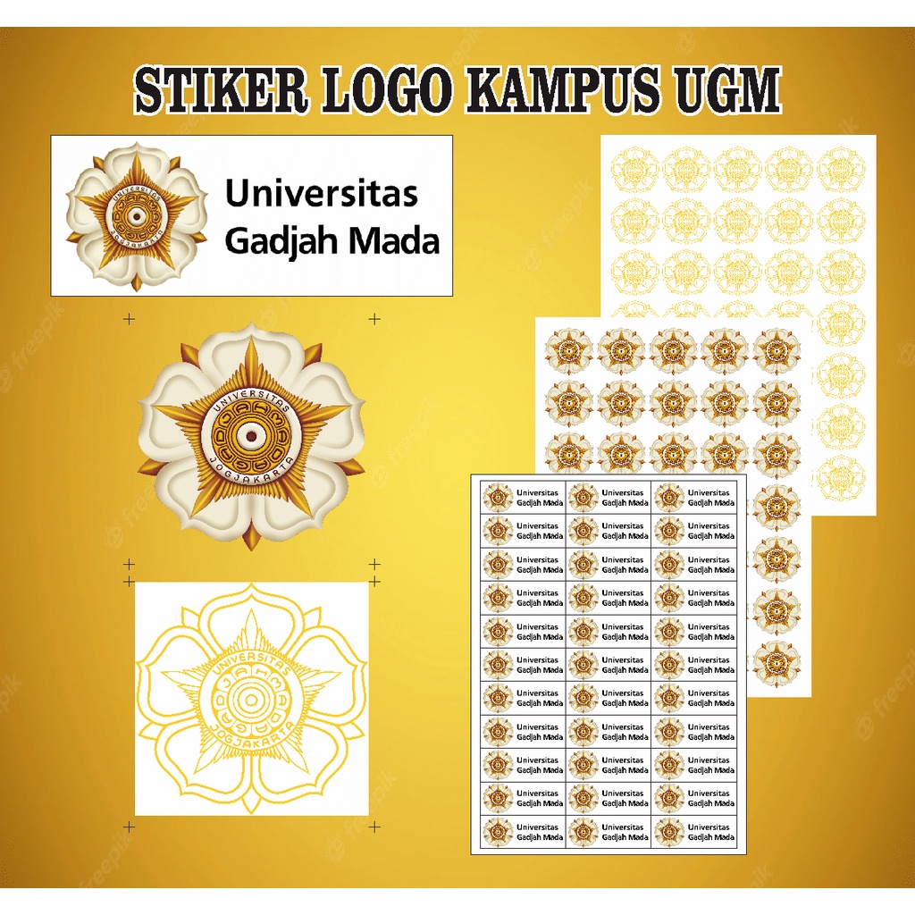 

Stiker Logo Kampus UGM 33 pcs dan 35 pcs