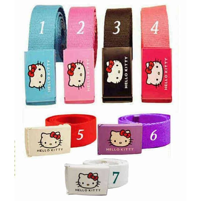 SANRIO HELLO KITTY KIDS BELT Sabuk Ikat Pinggang Anak Perempuan HK