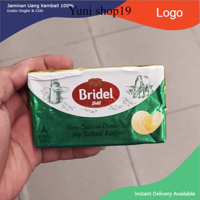 

bridel butter salted 200g