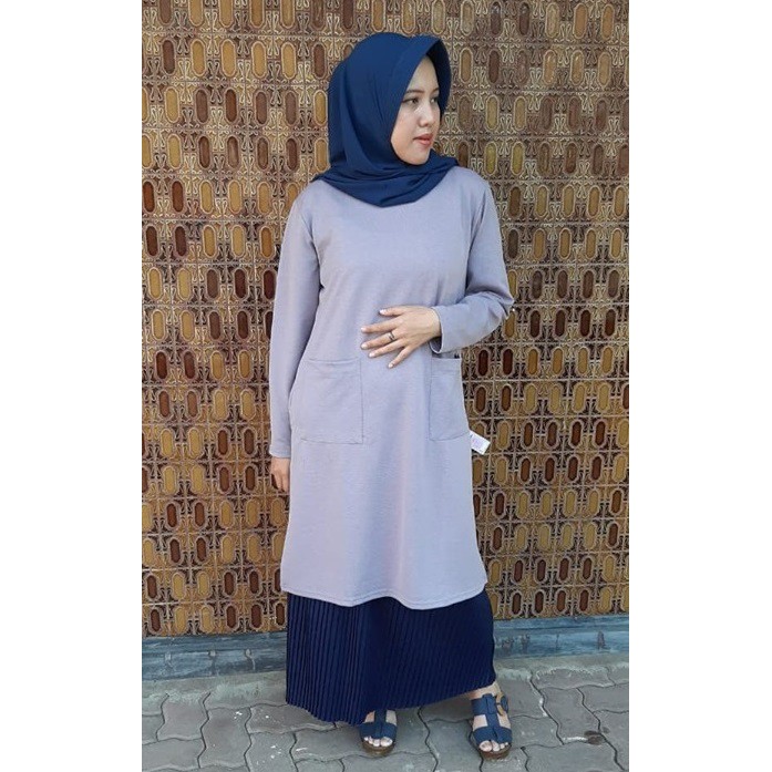 Baju Atasan Wanita Tunik Sabyan Import