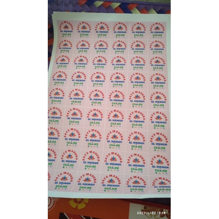 

stiker kromo A3
