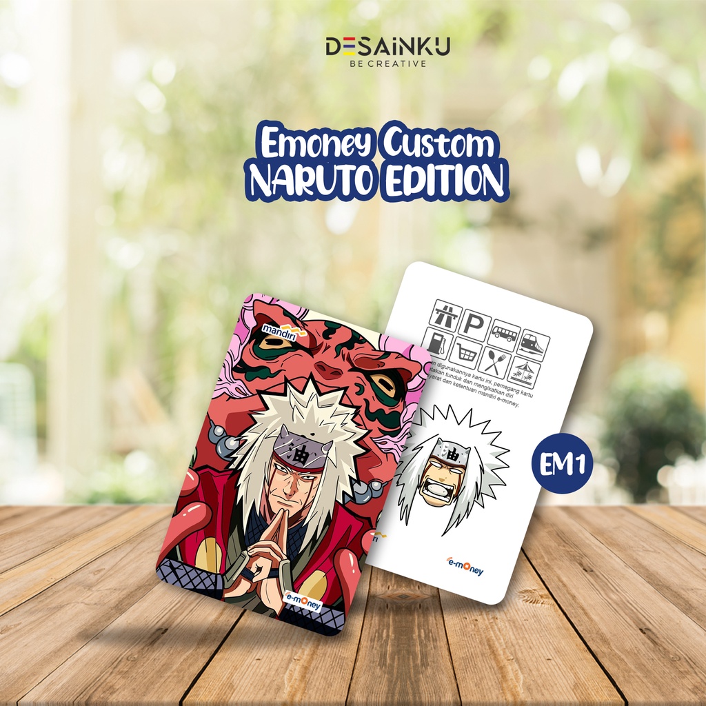 E-money NARUTO Edition / Emoney Anime game / Kartu E-Toll Murah / FLAZZ / TAPCASH / TAP CASH / BRIZZI