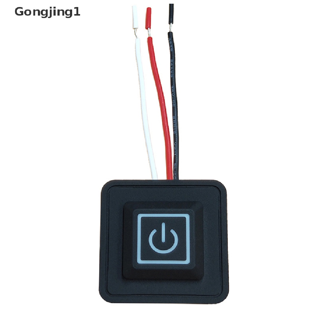 Gongjing1 Saklar Switch Pemanas Pakaian 3 Gear 5V-15V Bahan Silikon Anti Air