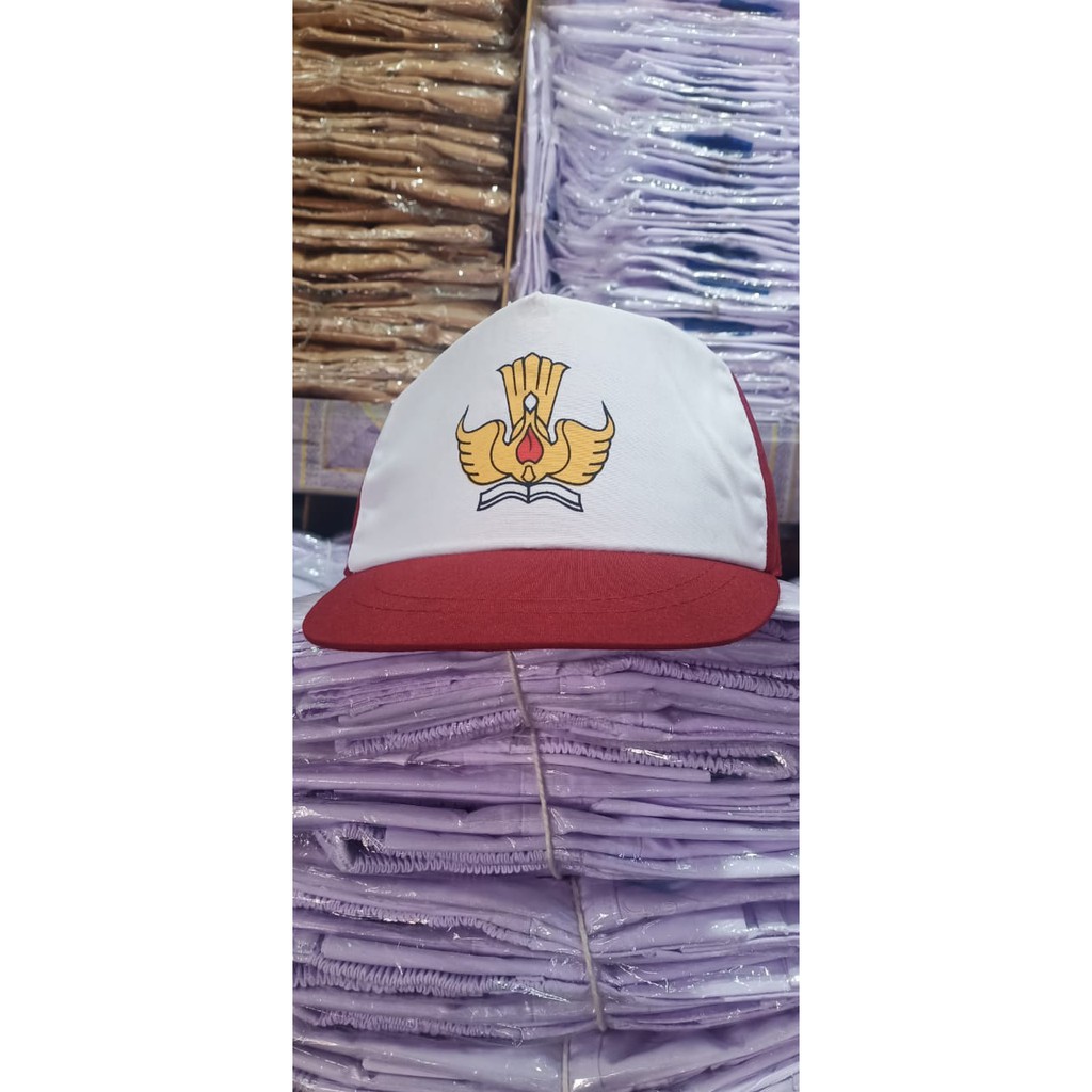 Topi SD Merah  Putih