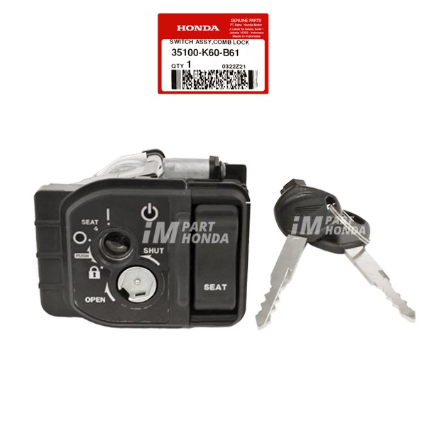 35100-K60-B61 Kunci Kontak Vario 125 LED K60R 2018 - 2021