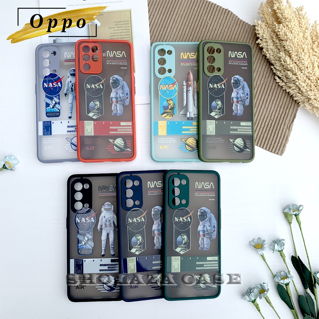 Case Pelindung Kamera Nasa Oppo A71 A5 A9 F1S Reno 5F