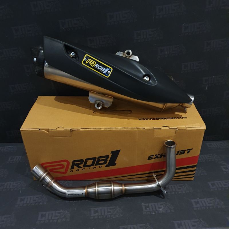 Knalpot Rob1 Rob1 Honda Adv 150 Type V Cap Stainless Original Rob1