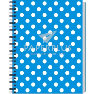 

Hot Sale Notebook Double Wire B6 Polkadot Biru Diskon