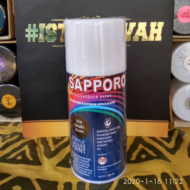 Sapporo Spray 7516 Metallic Brown / sapporo Spray 300 ml