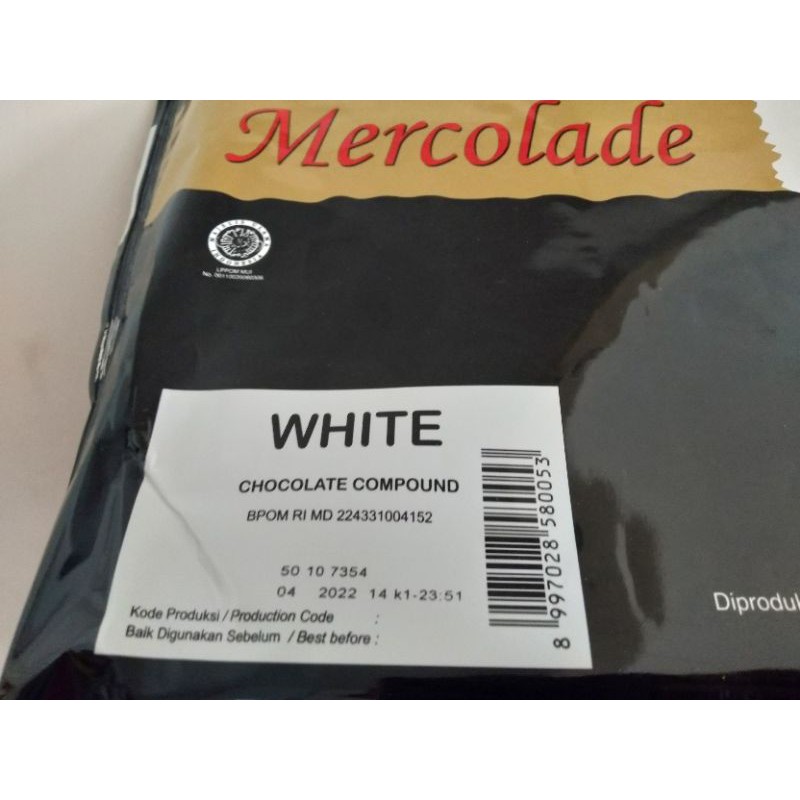 

2Xbtygneal Sakha Snack ) Coklat Block Putih Potongan Mercolade