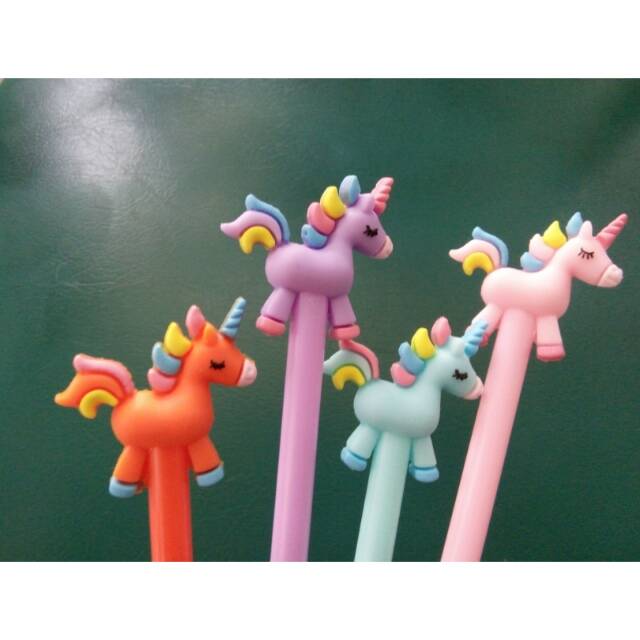 

Pulpen / pena unicorn gel full body