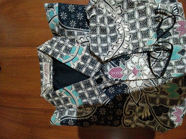 Kemeja Batik Aluna Pria Lengan Panjang Modern Furing Bta 015