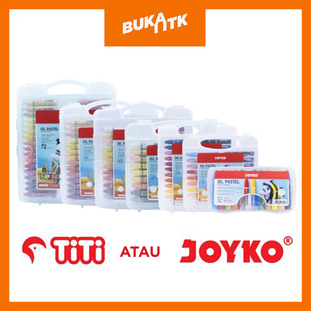 

Crayon TITI /JOYKo warna 12 / 18 / 24 / 36 / 48 / 55