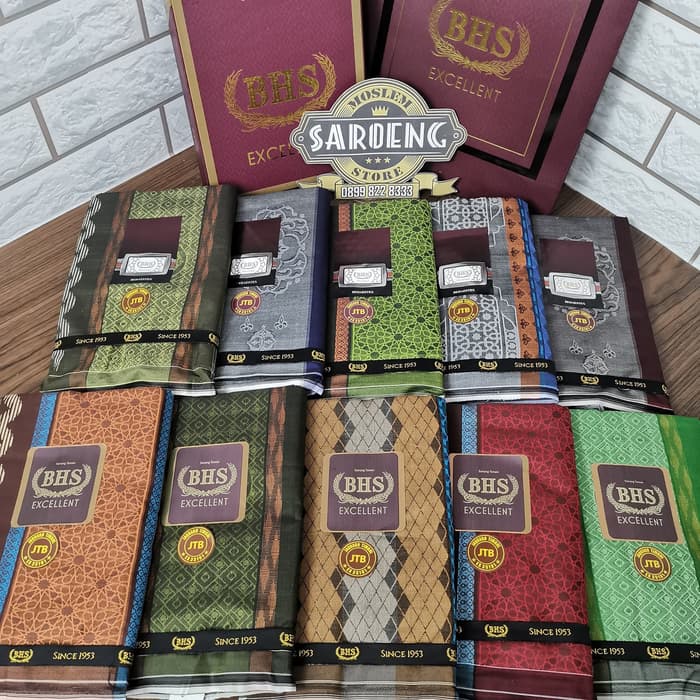 Sarung tenun BHS Excellent JTB Gold Mercerized
