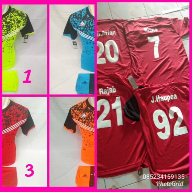 

Kostum Jersey + no punggung