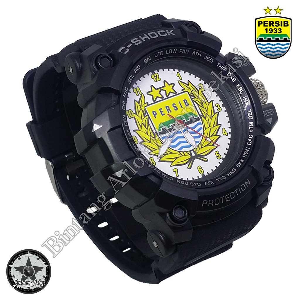 Jam Persib Outdoor Anti Air Motif #LogoPersibSayap (Putih)