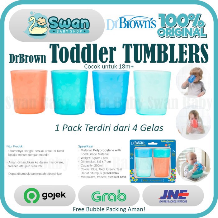 Drbrown Dr Brown's Toddler Tumblers / Gelas Bayi